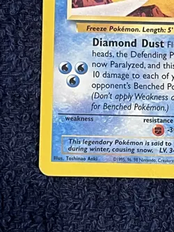 Pokemon TCG Articuno 22/53 Wotc Promo Regular English 1999 70 HP - Image 3