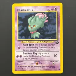 Pokemon Misdreavus Wotc Promo 39/53 Basic 50 HP Promo Regular LP - Image 1
