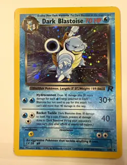 Pokemon TCG Dark Blastoise 3/82 Team Rocket Holo Rare Unlimited 1999 - Image 1
