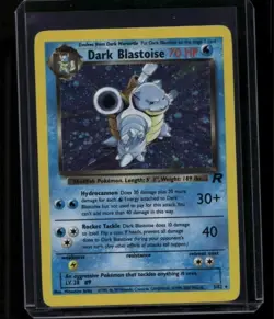 Pokemon TCG Dark Blastoise 3/82 Team Rocket Holo Rare NM - Image 1