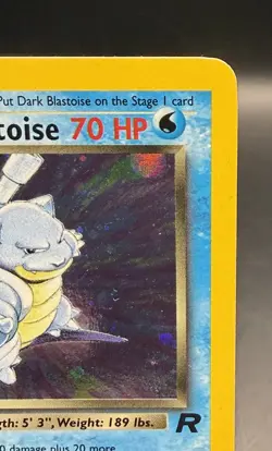 Pokemon TCG Dark Blastoise 3/82 Team Rocket Holo Rare Unlimited EN 2000 - Image 3