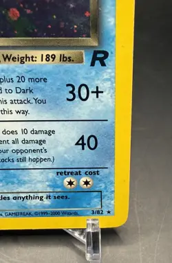 Pokemon TCG Dark Blastoise 3/82 Team Rocket Holo Rare Unlimited EN 2000 - Image 4