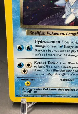 Pokemon TCG Dark Blastoise 3/82 Team Rocket Holo Rare Unlimited EN 2000 - Image 5