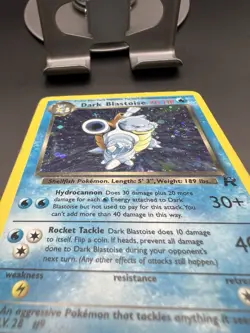 WoTC Dark Blastoise 3/82 Team Rocket Holo Rare English 2000 Pokemon TCG - SWIRL - Image 3