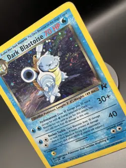 WoTC Dark Blastoise 3/82 Team Rocket Holo Rare English 2000 Pokemon TCG - SWIRL - Image 4