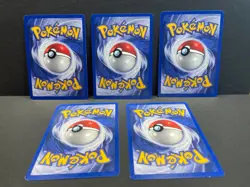 Lot of 5 - FIRE ENERGY - 98/102 - Base Set - Pokemon Card - LP - Image 4