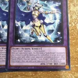 🔥 3x Yugioh! Gem-Knight Lady Rose Diamond MP23-EN134 COMMON NM 1ST ED PLAYSET - Image 3