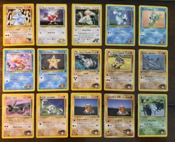 Pokemon TCG Vintage Gym Heroes/Gym Challenges 15 Card Lot - Image 1