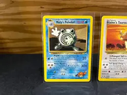 Pokemon Gym Heroes Card Lot Misty's Brock's Erika's Blaine's Lt Surge WOTC LP-MP - Image 3