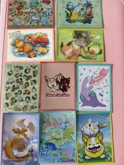 Pokemon center Individual Card Sleeves Lot X 10 - Image 1