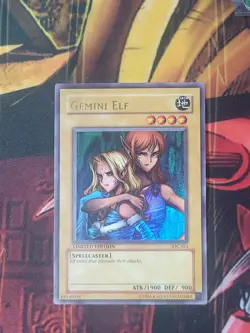 Yugioh! Gemini Elf IOC-SE1 Ultra Rare Limited Edition MP - Image 1