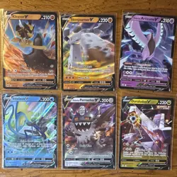 English Pokemon V, 6 Card Lot Bundle!! Mix From Multiple Sets!! - Image 1