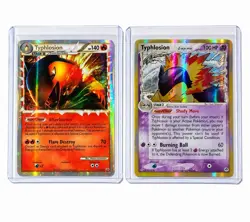 Pokemon TCG Typhlosion Holo 2-Card Lot HGSS09 Promo & EX Delta 12/101 - Image 1