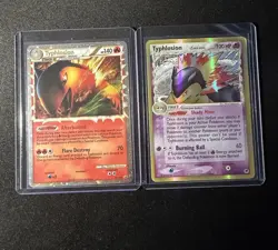 Pokemon TCG Typhlosion Holo 2-Card Lot HGSS09 Promo & EX Delta 12/101 - Image 2