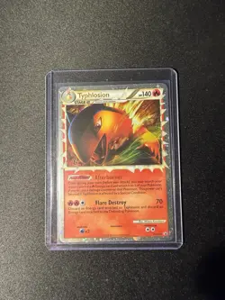 Pokemon TCG Typhlosion Holo 2-Card Lot HGSS09 Promo & EX Delta 12/101 - Image 4
