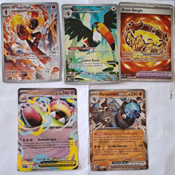 Pokemon TCG English Full Art Holo 5 Card Lot PBLEN (Armarouge, Slowbro EX) - Image 1