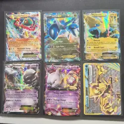 Pokemon TCG 6x XY ERA EX’ CARD BUNDLE Job Lot DMG/HEAVYPLAYED - Image 1