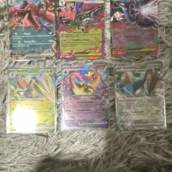 Pokemon TCG English 9-Card Lot Holo EX Cinccino EX Mega Greninja EX - Image 2