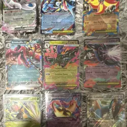 Pokemon TCG English 9-Card Lot Holo EX Cinccino EX Mega Greninja EX - Image 3