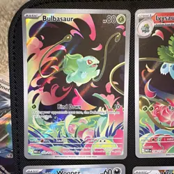 Pokemon TCG 2024 Holo Full Art 15-Card Lot Bulbasaur Ivysaur + More NM+ - Image 2