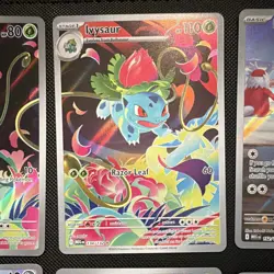 Pokemon TCG 2024 Holo Full Art 15-Card Lot Bulbasaur Ivysaur + More NM+ - Image 3