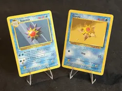 Staryu & Starmie Base Set Lot Vintage Pokemon Cards WOTC | LP - Image 1