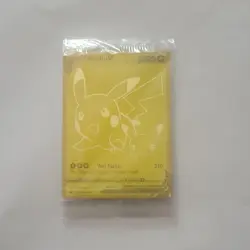 Pokemon TCG Gold Pikachu V 25th Anniversary PROMO SWSH145 Celebrations Sealed - Image 1