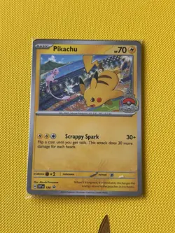 Pokemon Pikachu TCG 2024 World Championships Promo Card #SVP 190 Sealed - Image 1