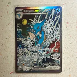 Pokemon TCG SV Scarlet & Violet Promo Kingdra ex Holo #131 EN 310 HP - Image 1