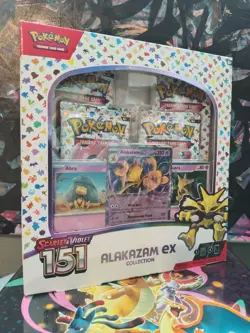 Pokemon TCG Scarlet and Violet - 151 Alakazam EX Collection Box (FREE SHIPPING) 820650855269 - Image 2