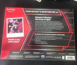POKEMON TCG SCARLET & VIOLET DESTINED RIVALS TEAM ROCKET'S MEWTWO EX BOX - Image 2