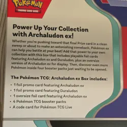 Pokemon TCG Scarlet & Violet Archaludon ex Box Promo Oversized Card Sealed - Image 4