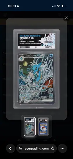 Kingdra EX - SVP 131 - Scarlet & Violet Black Star Promo - ACE 10 - Pokemon TCG - Image 1