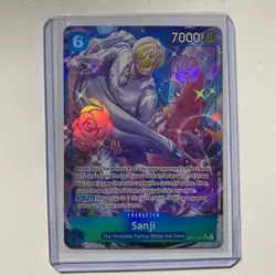 Sanji OP11-051 SR Alt Art A Fist of Divine Speed ONE PIECE Card NM English - Image 1