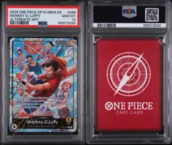 2026 ONE PIECE OP15-EB04-ADVENTURE ON KAMI'S ISLAND #098 MONKEY D. LUFFY PSA 10 - Image 3