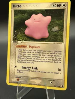 Nintendo Pokemon TCG Ditto 35/113 EX Delta Species 2005 Regular Eng MP - Image 1