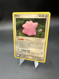 Nintendo Pokemon TCG Ditto 35/113 EX Delta Species 2005 Regular Eng MP - Image 2