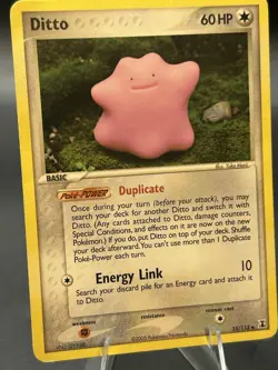 Nintendo Pokemon TCG Ditto 35/113 EX Delta Species 2005 Regular Eng MP - Image 5