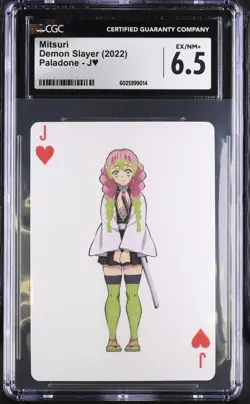 Demon Slayer Playing Card - Mitsuri Kanroji (Jack of Hearts) CGC 6.5 - Image 1