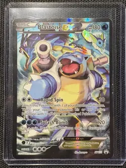 Pokemon TCG Blastoise EX XY122 Promo Full Art Holo English 2016 - Image 1