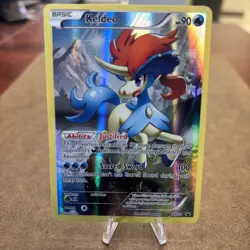 Keldeo XY118 XY Promo Holo Pokemon Card Full Art - LP/NM - Image 1