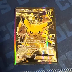 Pokemon TCG Pikachu EX XY Promos XY124 Full Art Holo EN 130HP - Image 1