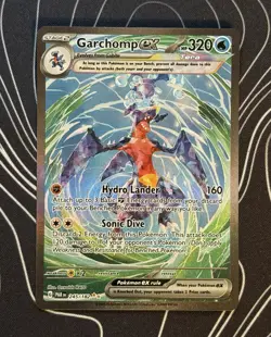 Garchomp Ex Holo 245/182 Paradox Rift SIR Full Art English 320 HP Pokemon TCG LP - Image 1