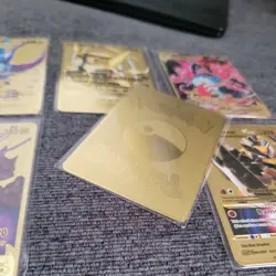 Lot of 6 Metal Pokemon Cards - Gold Foil - Mewtwo, Charizard VMAX, Arceus - Image 5