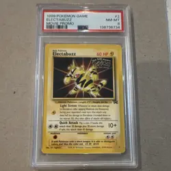 Pokemon 1999 Electabuzz Movie Promo #2 Holo PSA 8 Graded English Card - Image 1