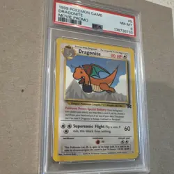 Pokemon 1999 Dragonite Movie Promo #5 Holo PSA Graded English Card - Image 4
