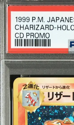 Pokemon Charizard 1999 CD Promo No.006 PSA 6 Japanese Holo graded Card EX-MT JPN - Image 2