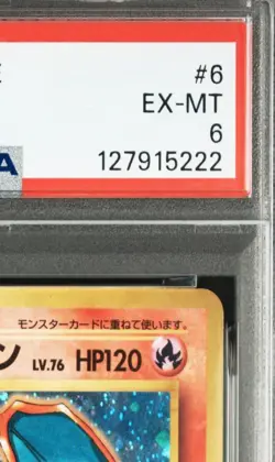 Pokemon Charizard 1999 CD Promo No.006 PSA 6 Japanese Holo graded Card EX-MT JPN - Image 3
