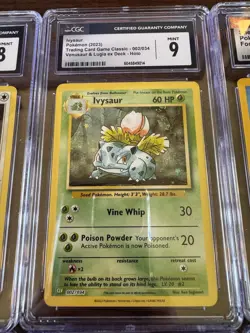 CGC Graded Pokemon Lot (7 Cards) Fossil 1999 + Aquapolis Paras + Rayquaza - Image 4