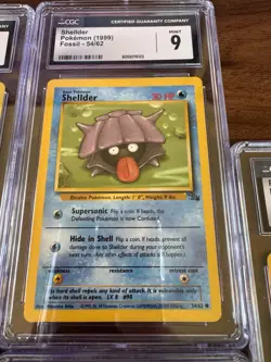 CGC Graded Pokemon Lot (7 Cards) Fossil 1999 + Aquapolis Paras + Rayquaza - Image 5